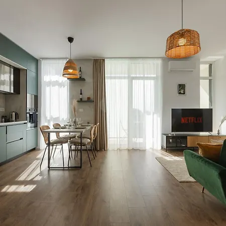 아파트 Modern With Balcony, Private Parking And Fast Wi-fi, Center 티미쇼아라
